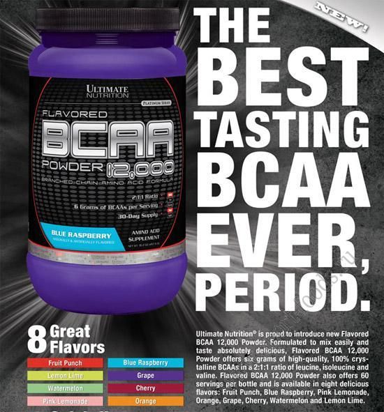 BCAA Ultimate Nutrition, 12,000 457gr